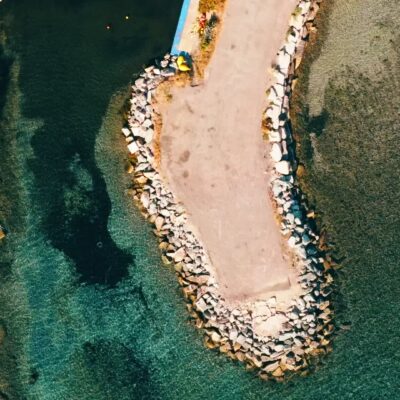 Pietracorbara vue aérienne portuaire